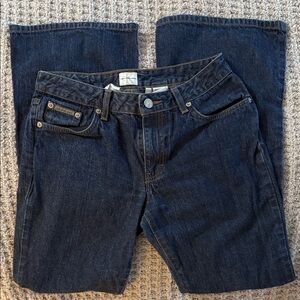 Vintage Y2K Calvin Klein Women's Boot Cut Jeans - Dark Indigo